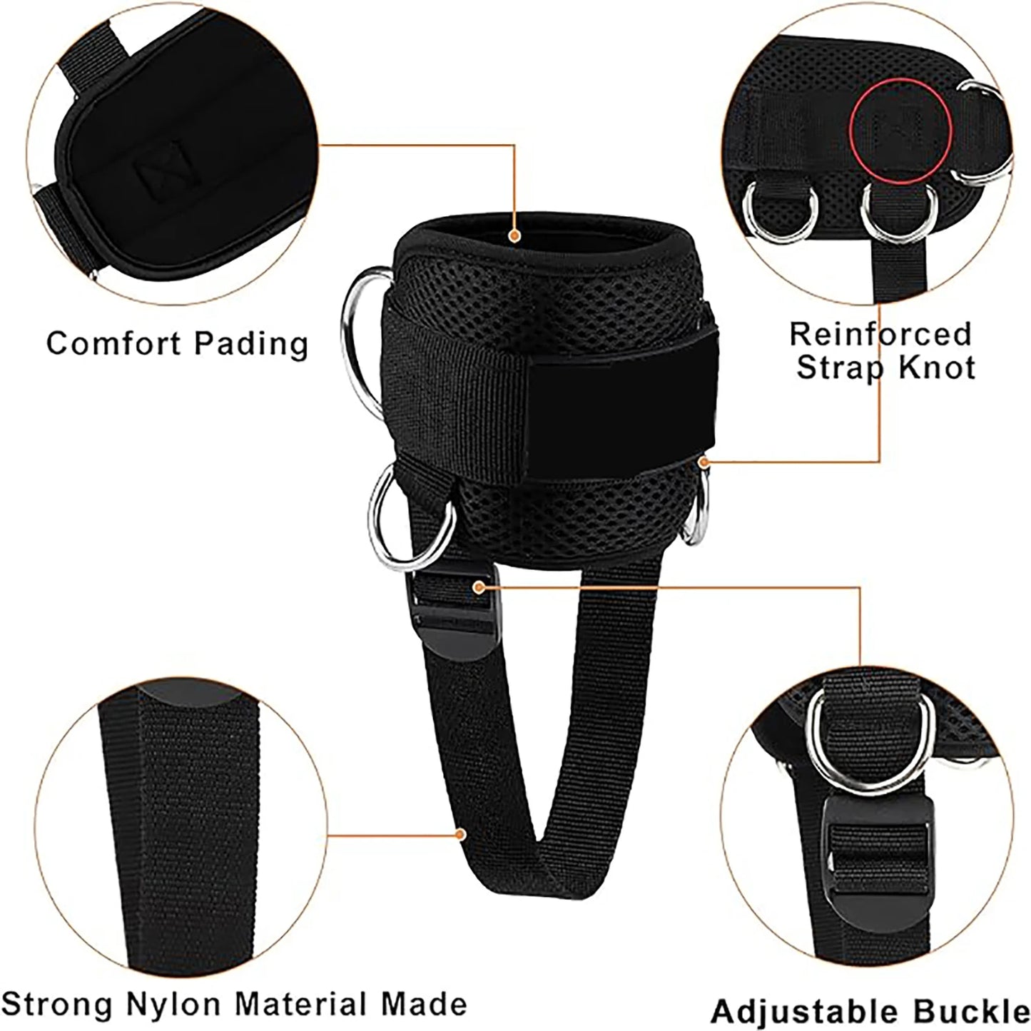 Sassfit Ankle Strap Resistance Bands