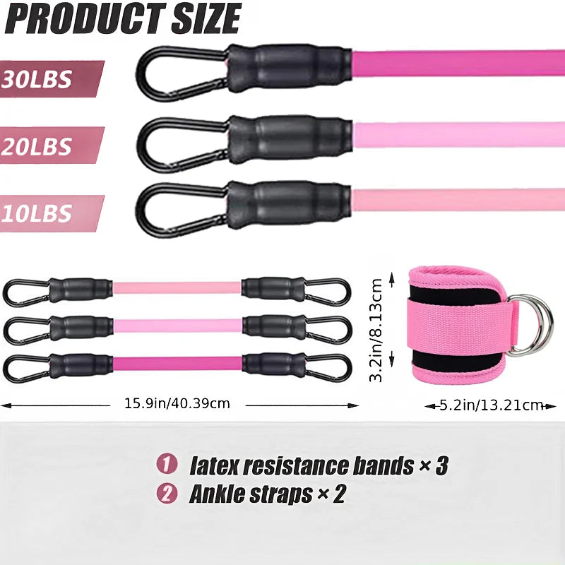 Sassfit Ankle Strap Resistance Bands